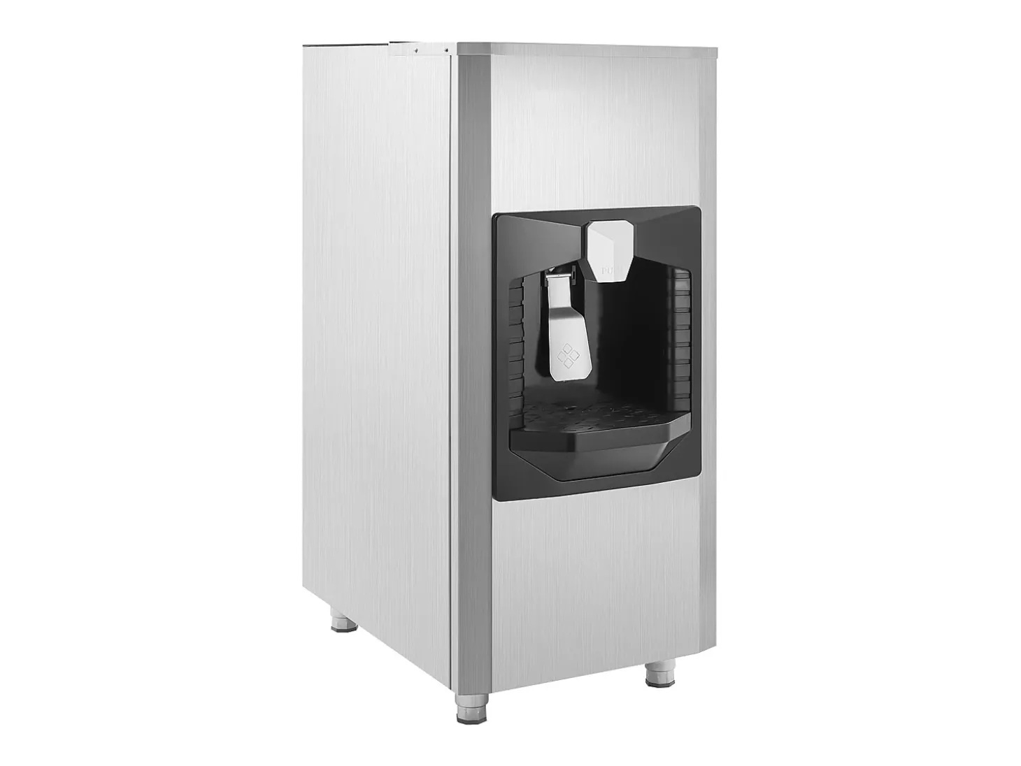 Dispensador de Cubos de Gelo SucceBuy, 9 kg/min, Dispensador Automático com Triturador, Pés com Altura Ajustável, para Máquina de Gelo de Escritório