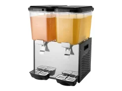 Distribuidor de Bebidas Comercial SucceBuy 18L x 2 Reservatórios, 370W, Distribuidor de Bebidas Frias para Festas