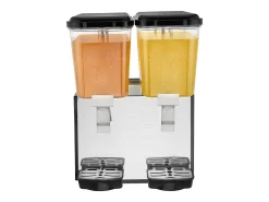 Distribuidor de Bebidas Comercial SucceBuy 18L x 2 Reservatórios, 370W, Distribuidor de Bebidas Frias para Festas