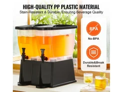 Distribuidor de Bebidas SucceBuy Dispensadores de Bebidas em Plástico para Festas de 11 L com Suporte