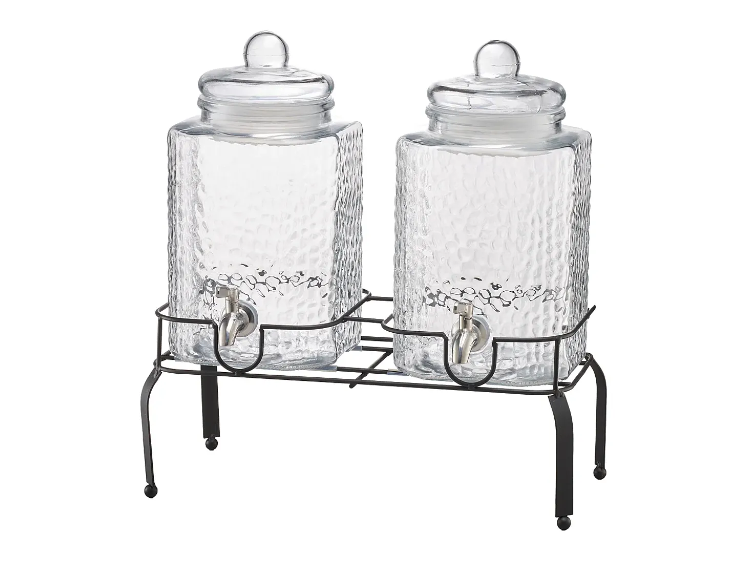 Distribuidor de Bebidas SucceBuy, Grande Capacidade de 5,5 L, 2 Unidades, Fonte de Água em Vidro, Distribuição de Água, Sumo, Limonada, Chá Gelado, para Café