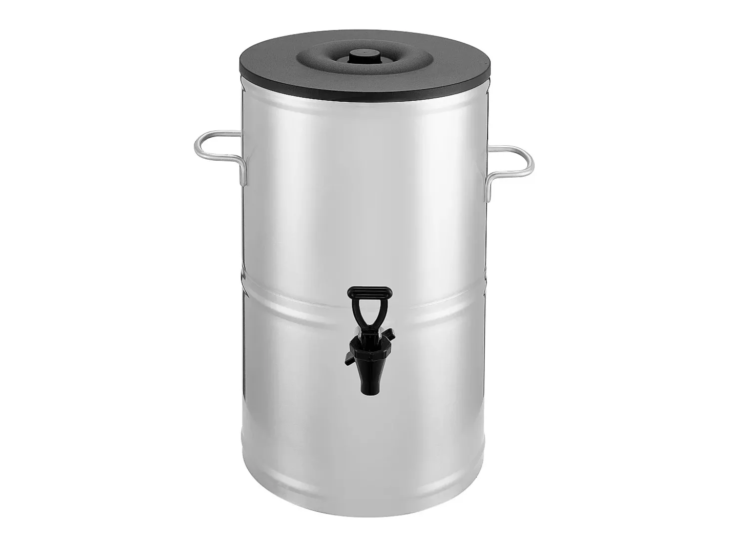 Distribuidor de Bebidas SucceBuy de 15 L, Fonte de Água Quente e Fria Não Elétrica com Torneira e Alça, Recipiente em Aço Inoxidável