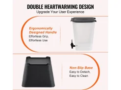 Distribuidor de Bebidas SucceBuy, Grande Capacidade de 19 L, Fonte de Água em Plástico, Distribuição de Água, Sumos, Limonada, Chá Gelado, para Café