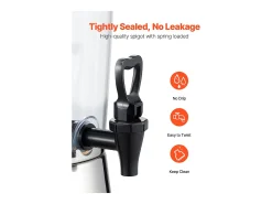 Distribuidor de Bebidas SucceBuy, Capacidade 8 L, Fonte de Água em Aço Inoxidável e Plástico, Distribuição de Sumo, Limonada, Chá Gelado, Cafés