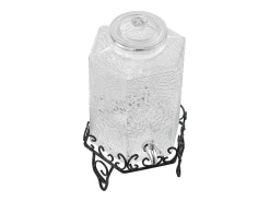 Distribuidor de Bebidas SucceBuy, Grande Capacidade de 10 L, Fonte de Água em Vidro, Distribuição de Água, Sumo, Limonada, Chá Gelado, para Café