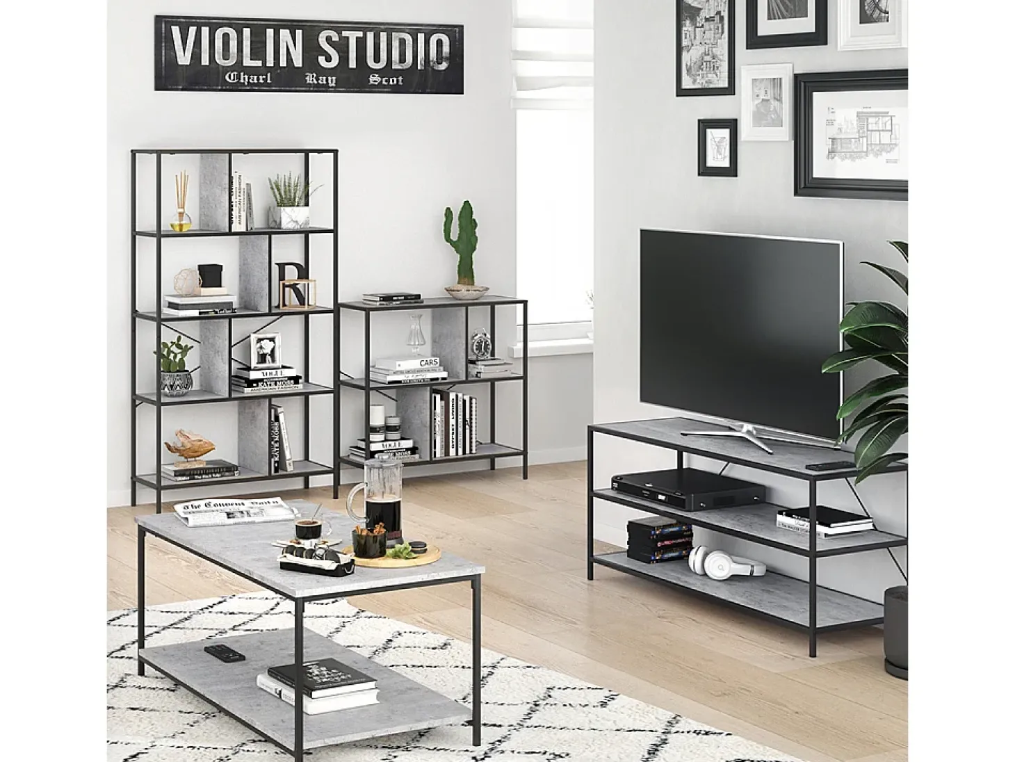 Divisória de sala betão 80x30x146 fyrk