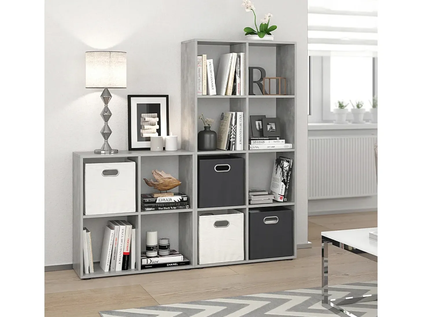 Divisória de sala betão 143x29x72 scutum