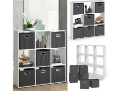 Divisória de sala branco 104x29x108 nove