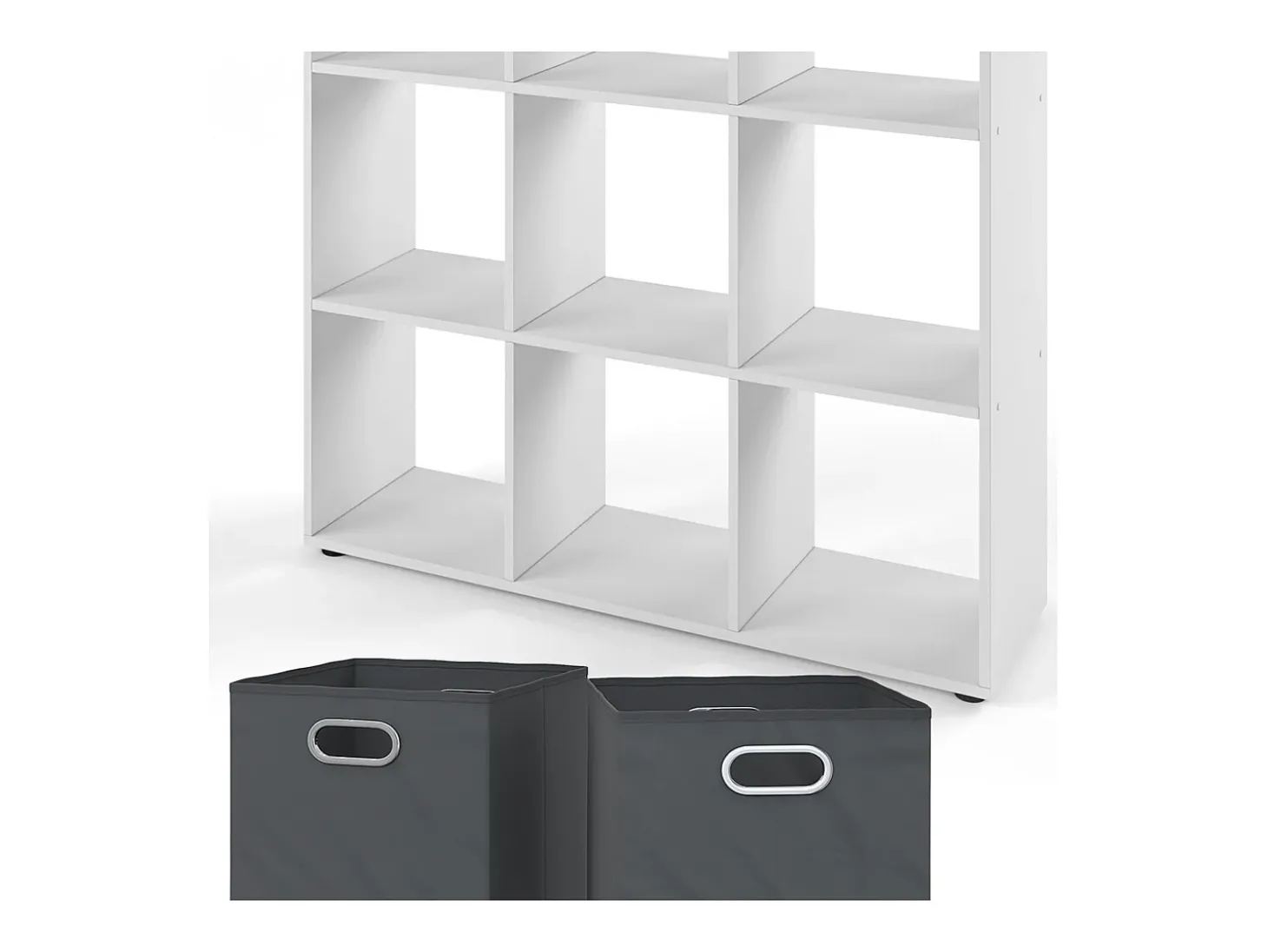 Divisória de sala branco 104x29x108 nove