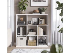 Divisória de sala branco 107.2x29x107.8 nove