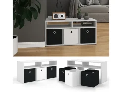 Divisória de sala branco 84.4x26x39 hylda