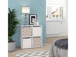 Divisória de sala branco 72.6x29x72 tetra