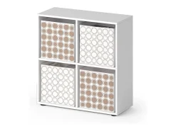 Divisória de sala branco 72.6x29x72 tetra