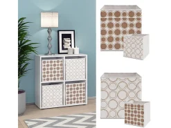 Divisória de sala branco 72.6x29x72 tetra