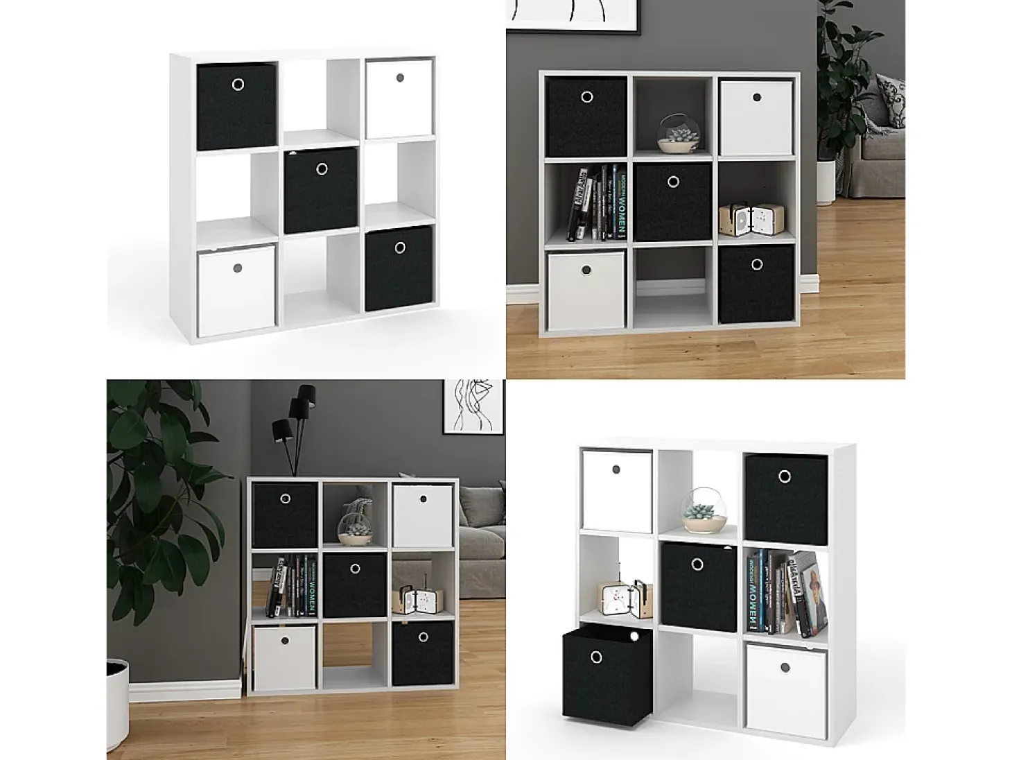 Divisória de sala branco 82.8x26x82.8 hylda