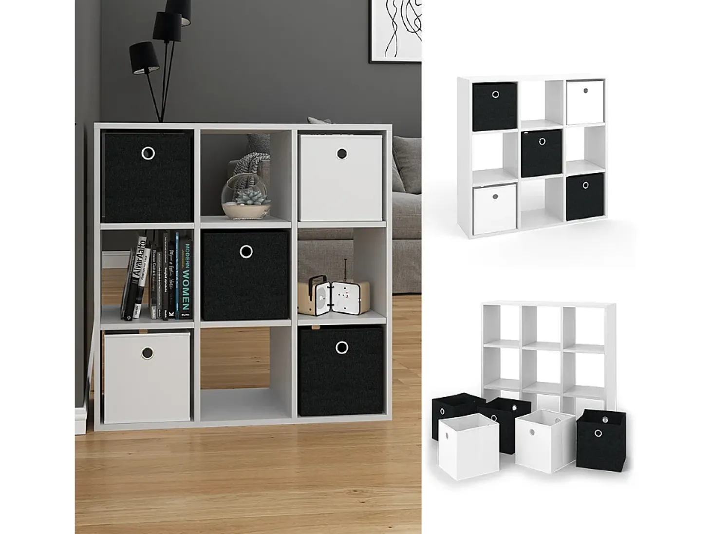 Divisória de sala branco 82.8x26x82.8 hylda