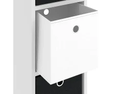 Divisória de sala branco 28.4x26x82.8 hylda