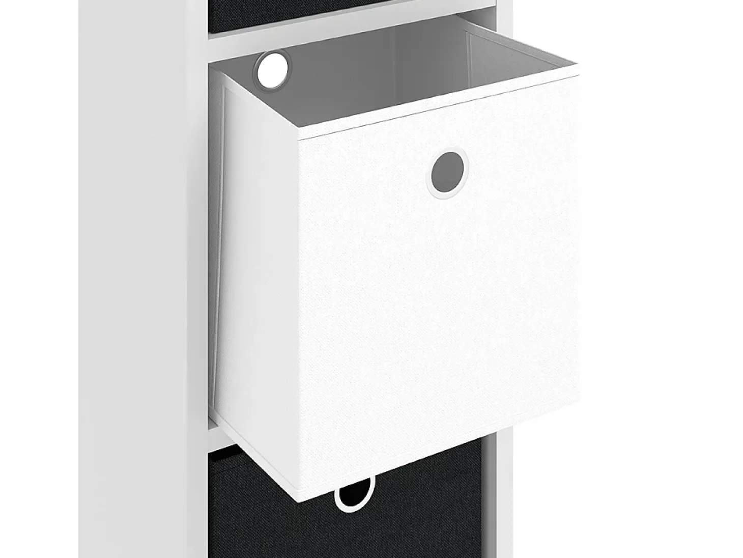 Divisória de sala branco 28.4x26x82.8 hylda