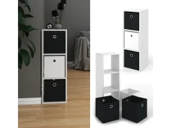 Divisória de sala branco 28.4x26x82.8 hylda
