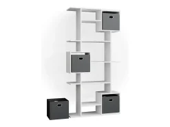Divisória de sala branco 92x29x187.7 cube