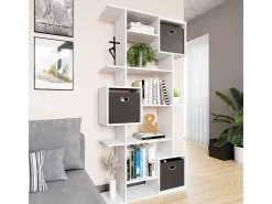 Divisória de sala branco 92x29x187.7 cube