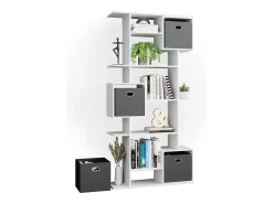 Divisória de sala branco 92x29x187.7 cube