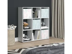 Divisória de sala branco 104x29x108 nove