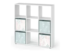 Divisória de sala branco 104x29x108 nove