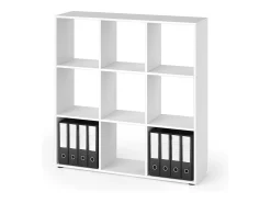 Divisória de sala branco 104x29x108 nove