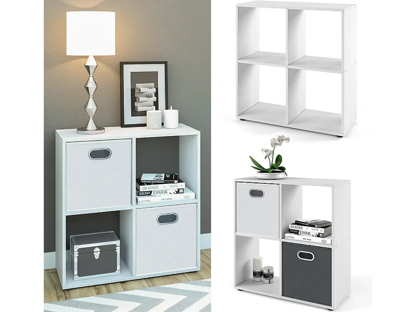Divisória de sala branco 72.6x29x72 tetra