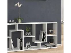 Divisória de sala branco 160.6x25x67.2 noa