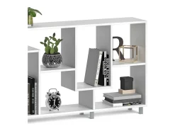 Divisória de sala branco 160.6x25x67.2 noa