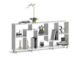 Divisória de sala branco 160.6x25x67.2 noa