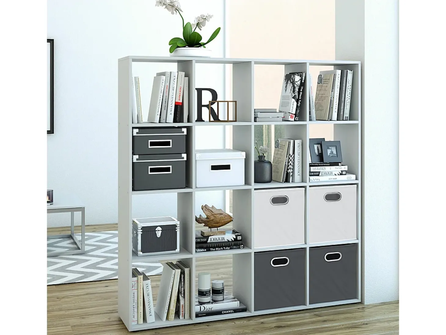 Divisória de sala branco 138.5x29x142.5 karree