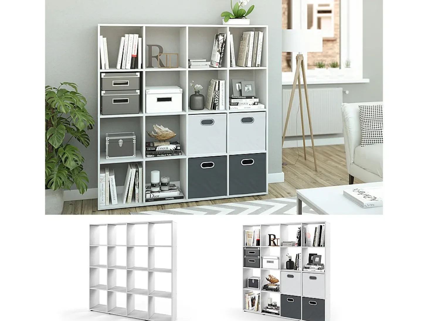 Divisória de sala branco 138.5x29x142.5 karree