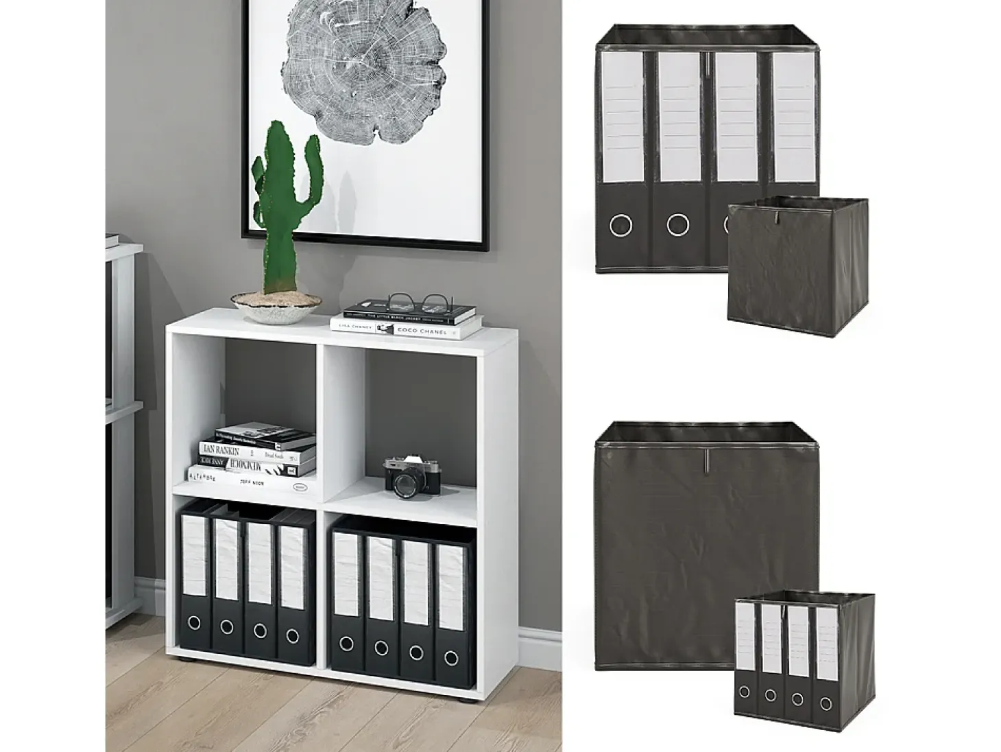 Divisória de sala branco 72.6x29x72 tetra