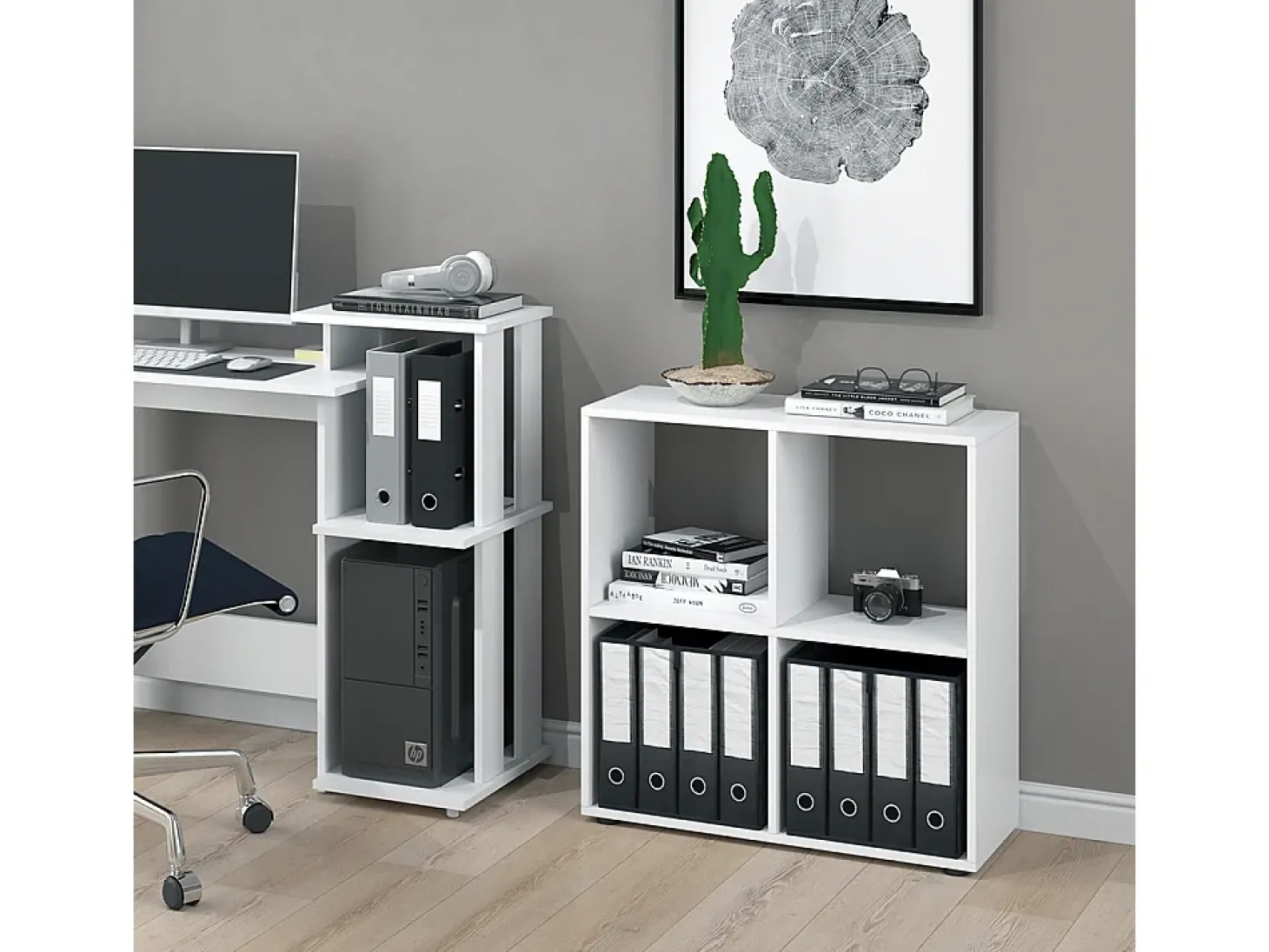 Divisória de sala branco 72.6x29x72 tetra
