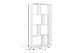 Divisória de sala branco 60.2x20.1x120 domus