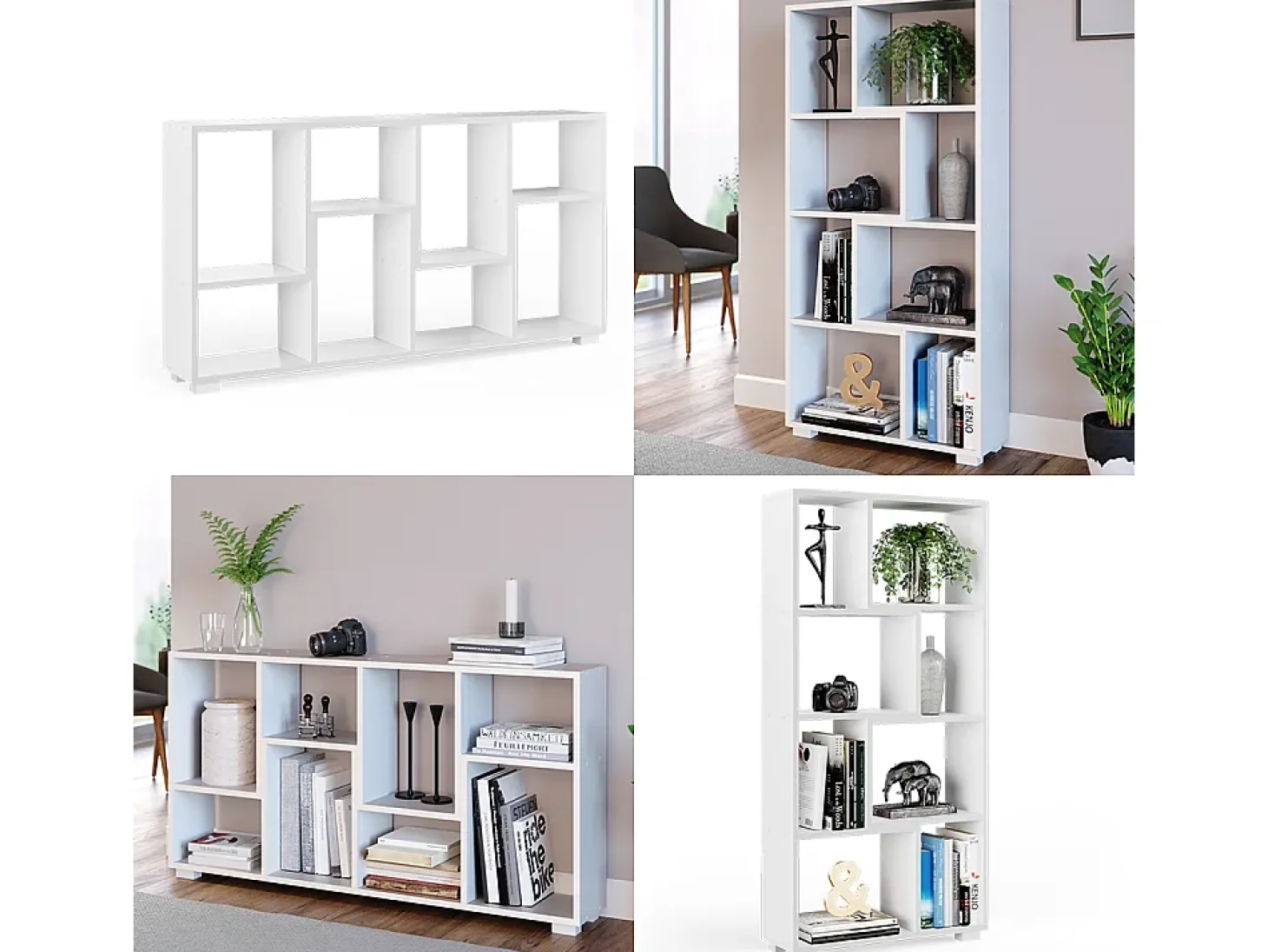 Divisória de sala branco 60.2x20.1x120 domus