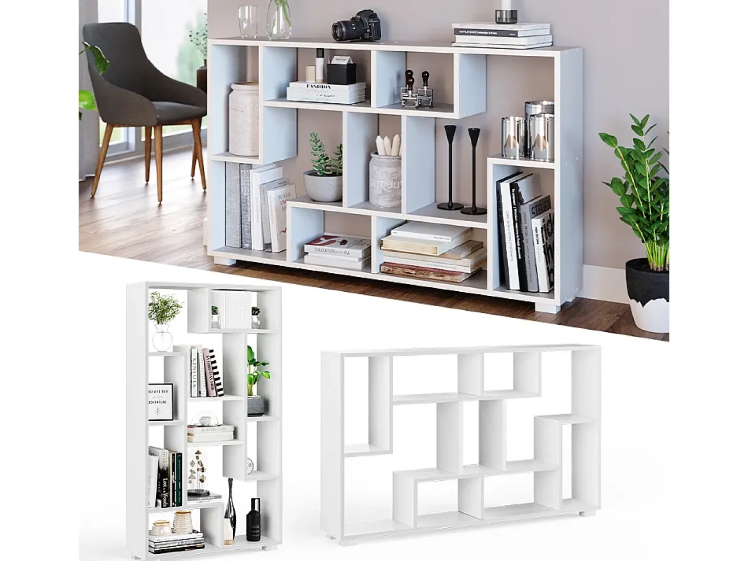 Divisória de sala branco 70.2x20.1x120 domus