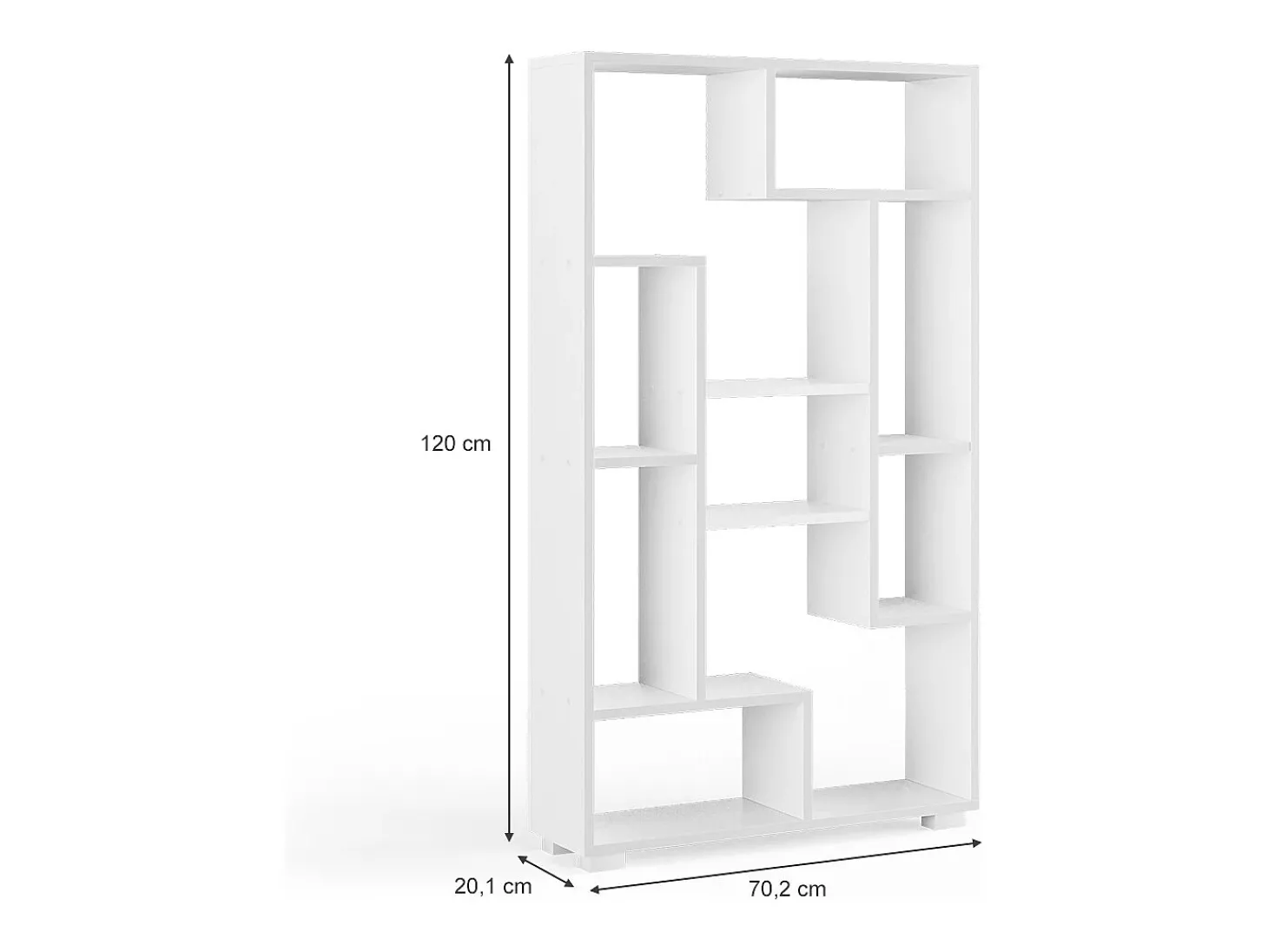 Divisória de sala branco 70.2x20.1x120 domus