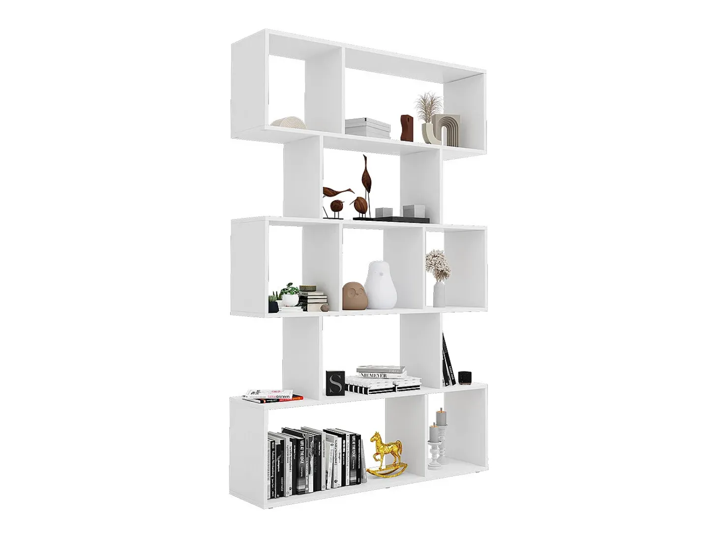 Divisória de sala branco 106x25x161.5 aramis