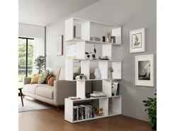 Divisória de sala branco 106x25x161.5 aramis