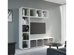 Divisória de sala branco 142.5x33x36.2 ludus