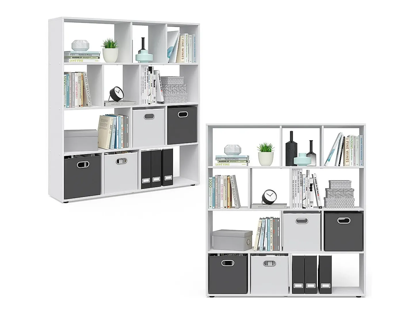 Divisória de sala branco 131.6x29x143 pilar