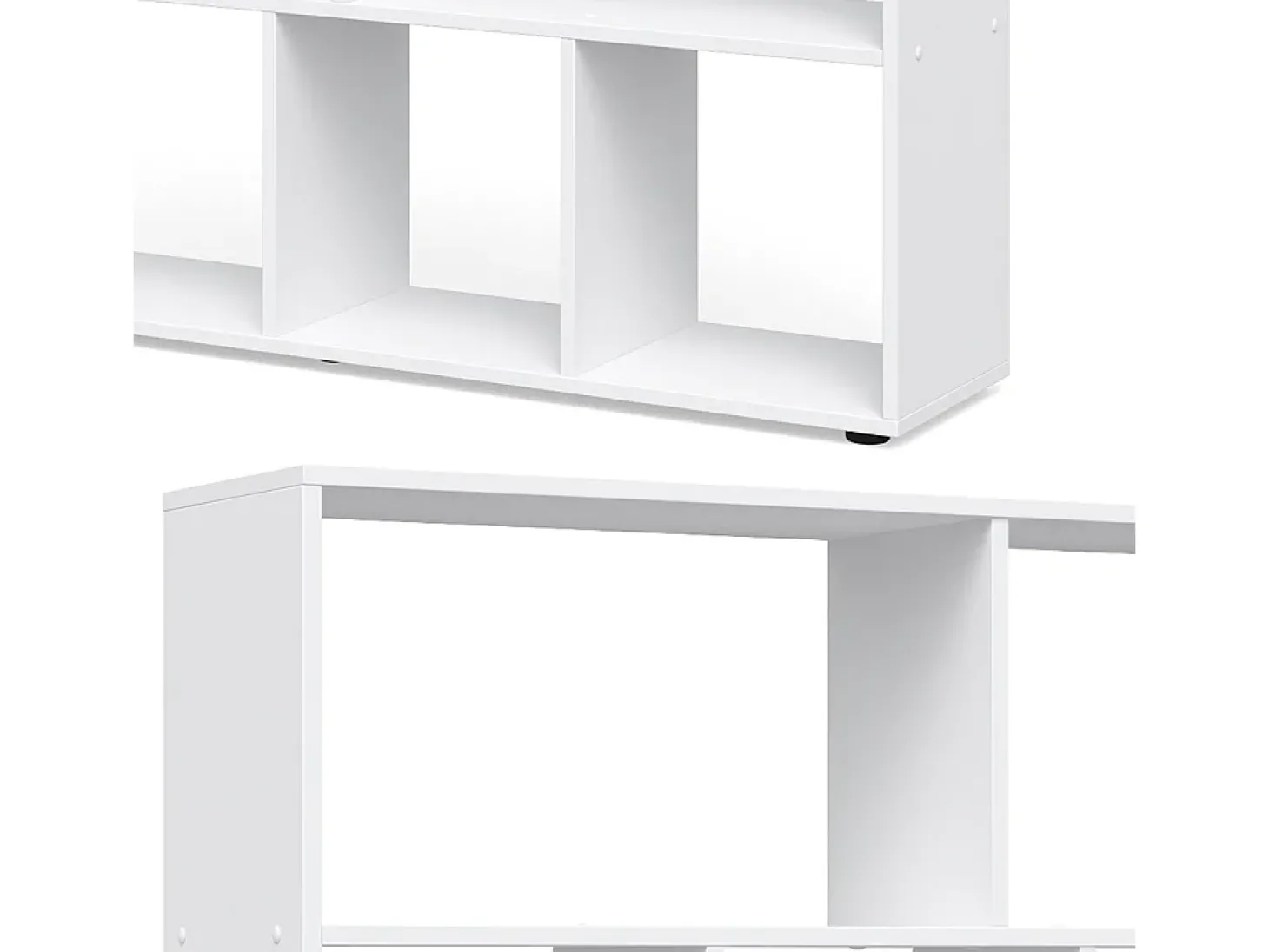 Divisória de sala branco 131.6x29x143 pilar