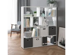 Divisória de sala branco 131.6x29x143 pilar