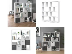 Divisória de sala branco 131.6x29x143 pilar