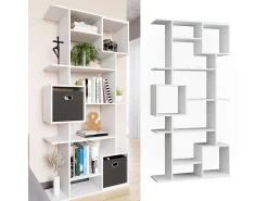 Divisória de sala branco 92x29x187.7 cube