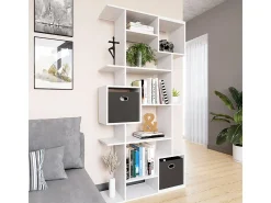 Divisória de sala branco 92x29x187.7 cube